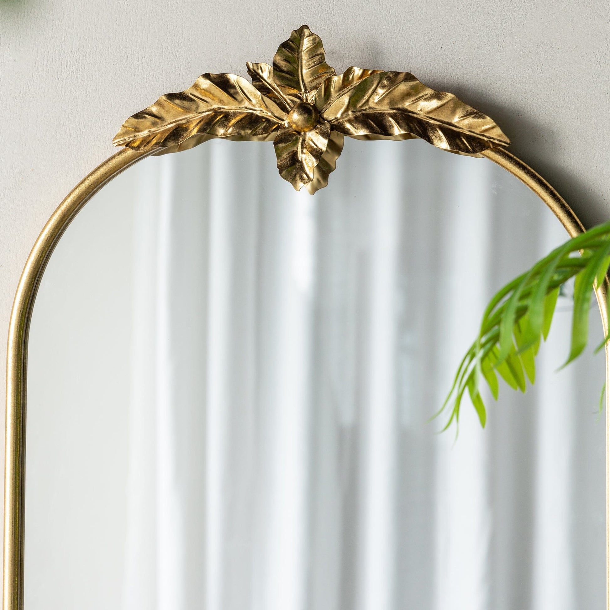 Marion Tall Wall Mount Mirror - Gold 107cm x 61cm - Cosy Abode