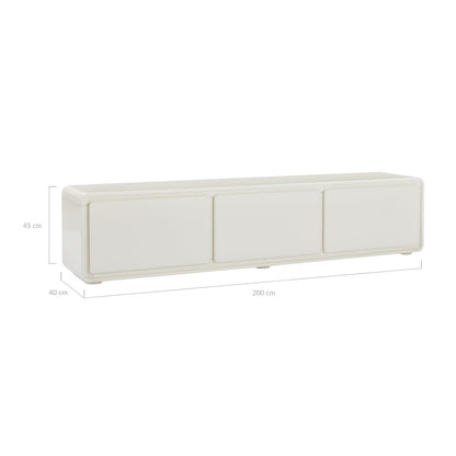 Astrid White TV Stand - Cosy Abode