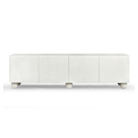 Ava White TV Unit - Cosy Abode