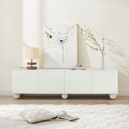 Ava White TV Unit - Cosy Abode