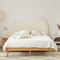 Dome Whte Headboard Queen - Cosy Abode