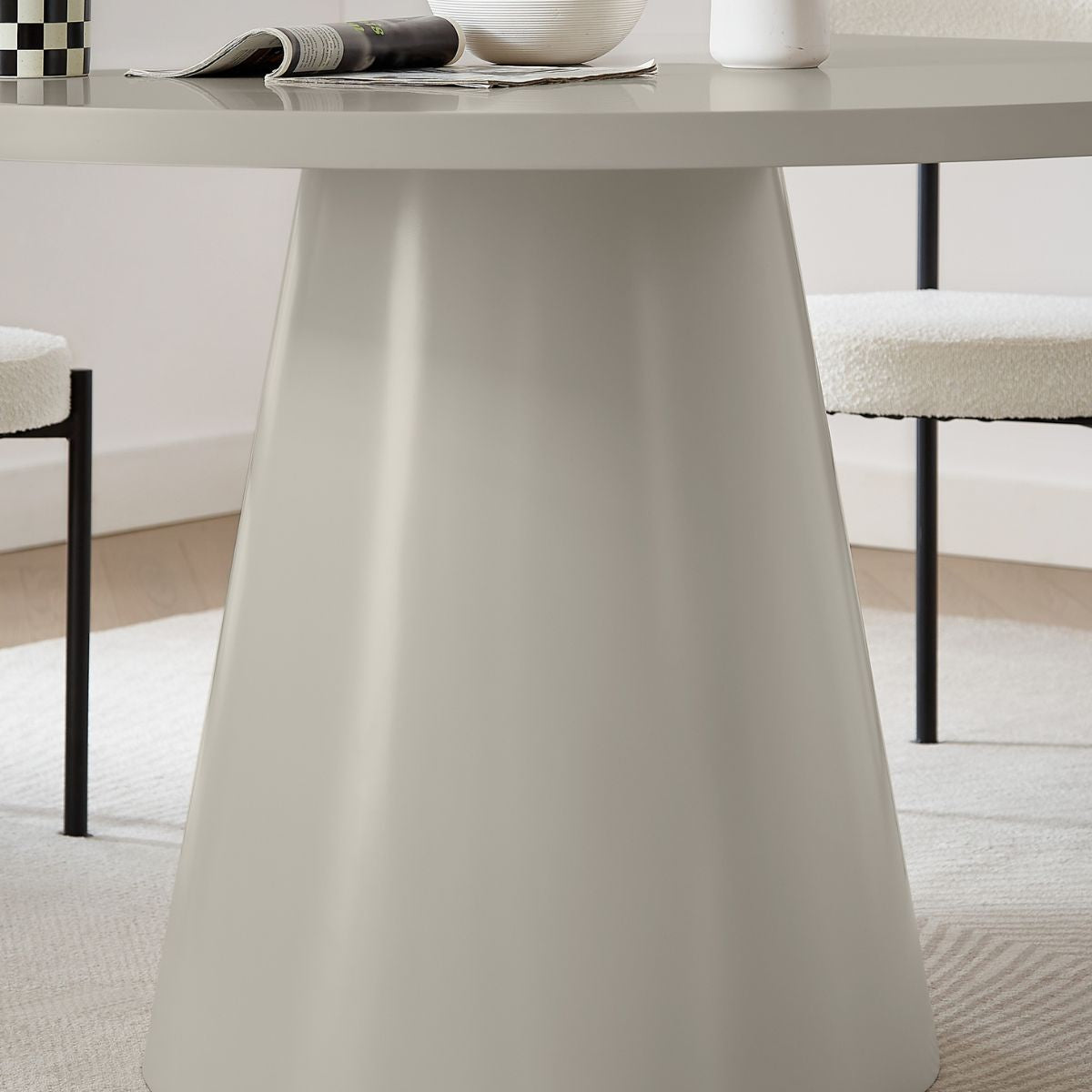 Asher 4 Seater Round Breakfast Table - Cosy Abode