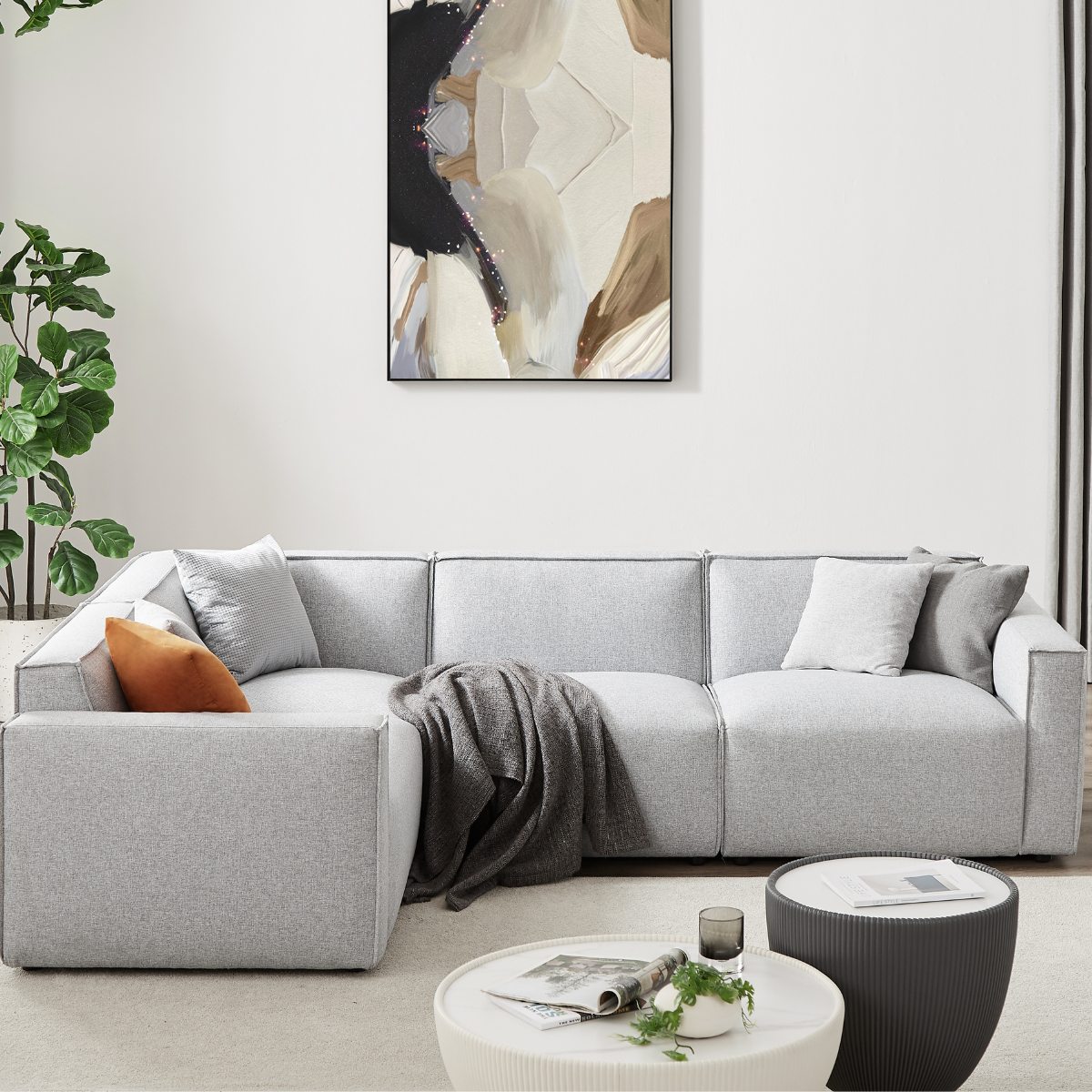 Bryce Corner Modular Sofa - Cosy Abode