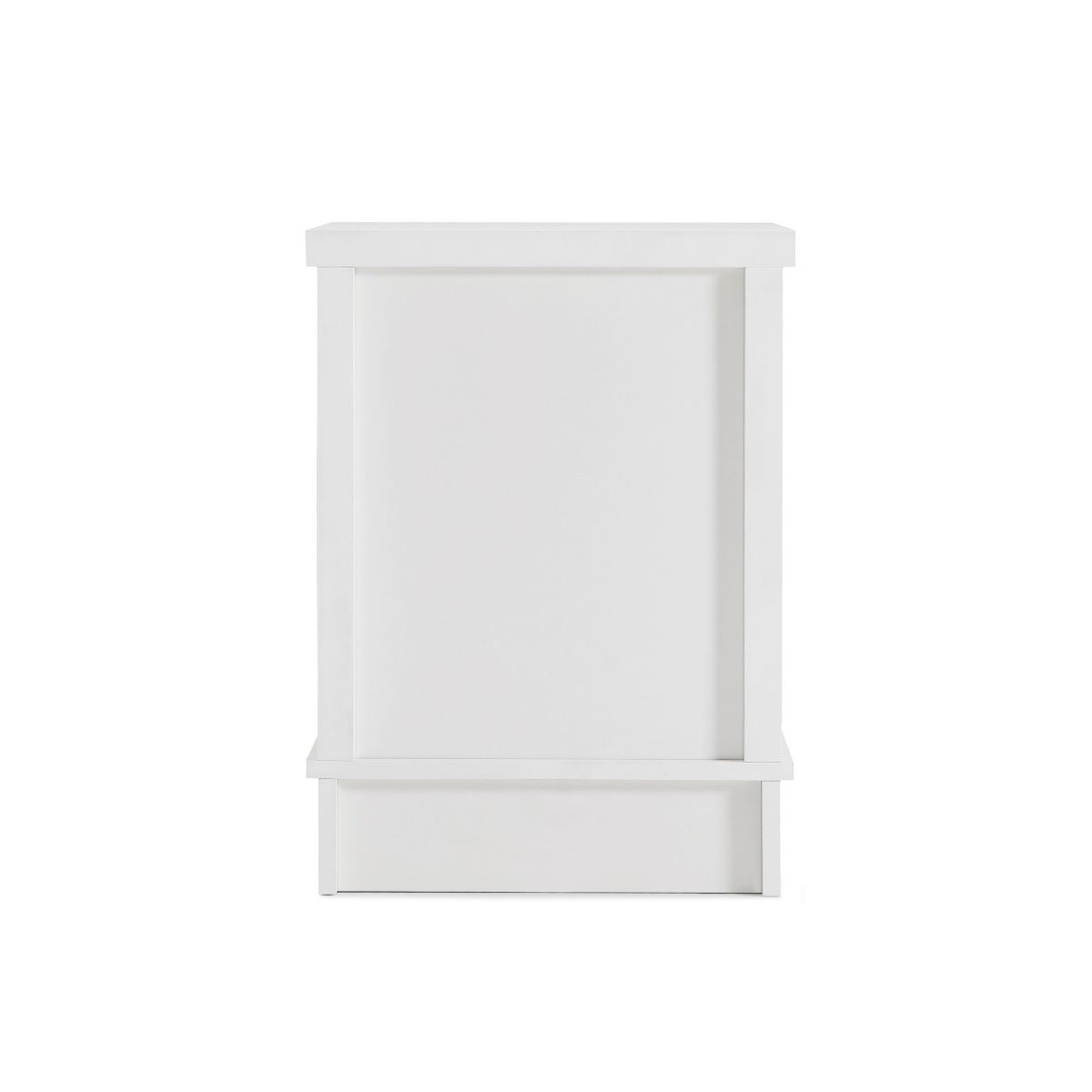 Margaux White Coastal Style Bedside Table - Cosy Abode
