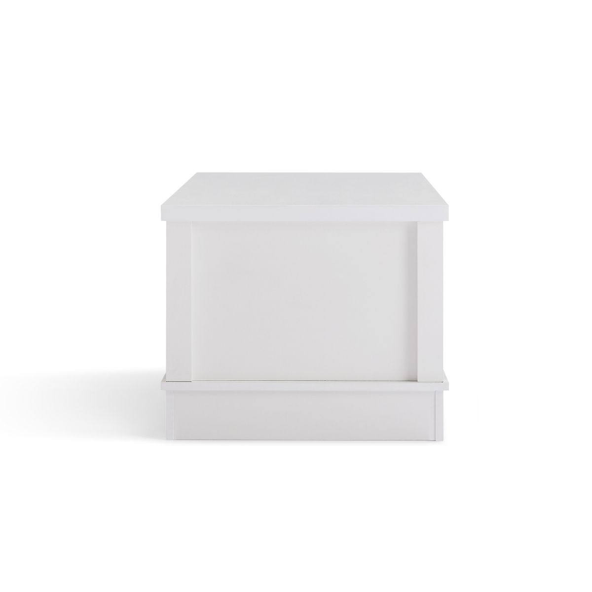 Margaux White Coastal Style Coffee Table with Drawers - Cosy Abode