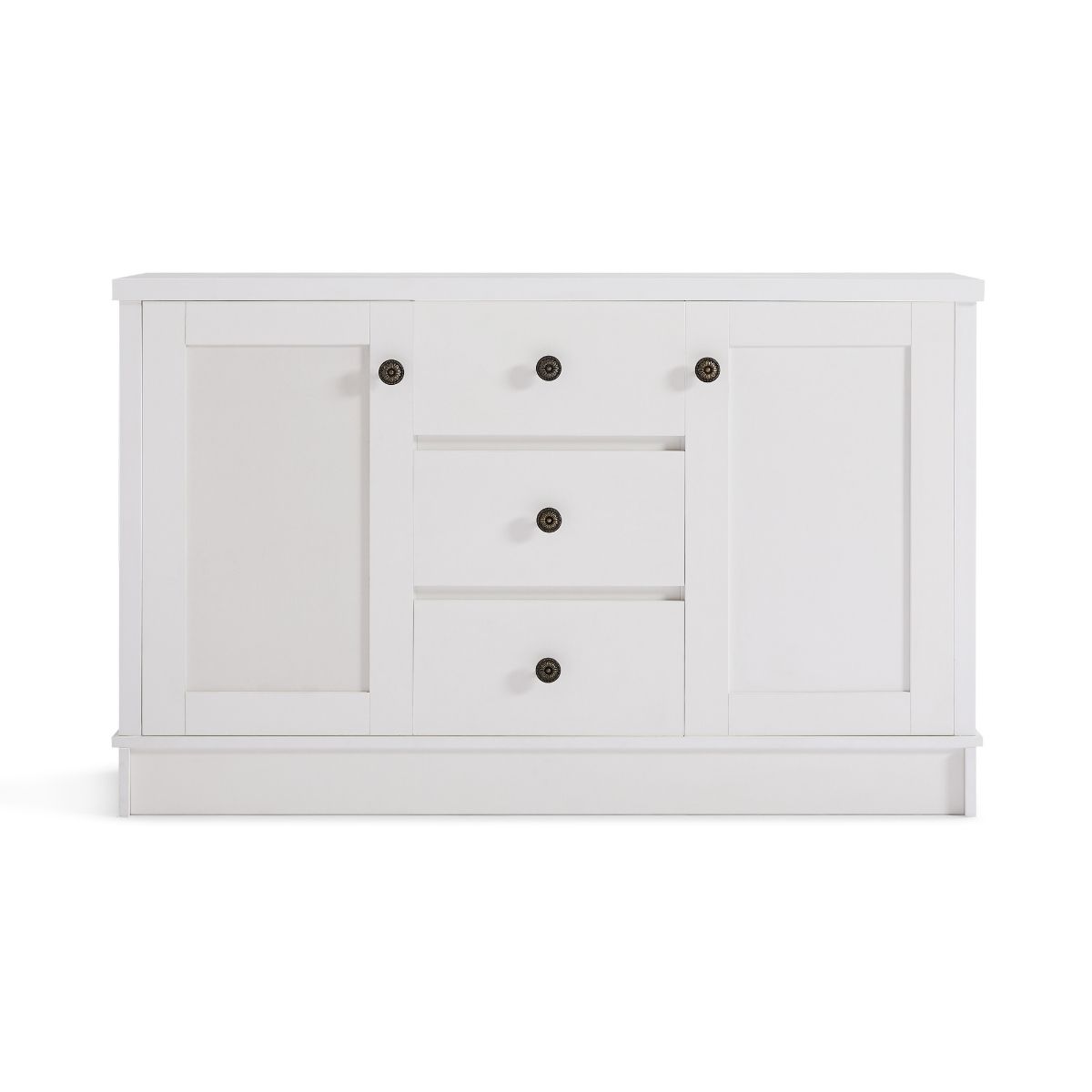 Margaux White Coastal Style Sideboard Buffet Unit - Cosy Abode
