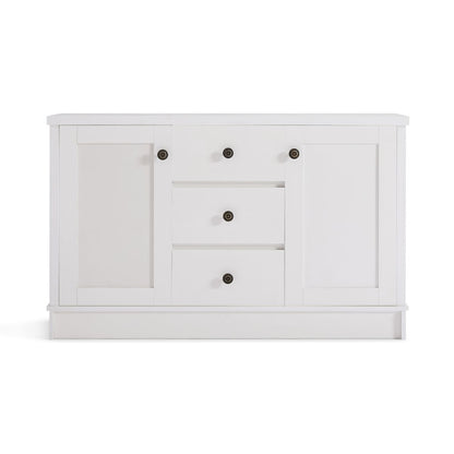 Margaux White Coastal Style Sideboard Buffet Unit - Cosy Abode