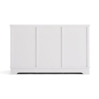 Margaux White Coastal Style Sideboard Buffet Unit - Cosy Abode
