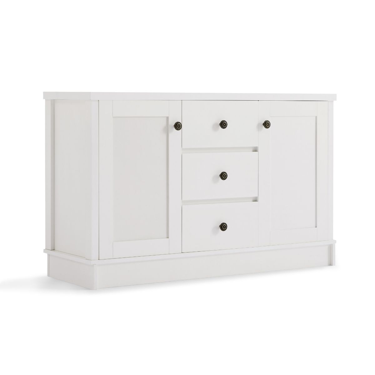 Margaux White Coastal Style Sideboard Buffet Unit - Cosy Abode
