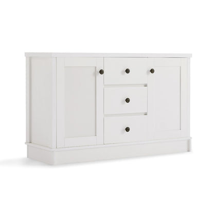 Margaux White Coastal Style Sideboard Buffet Unit - Cosy Abode