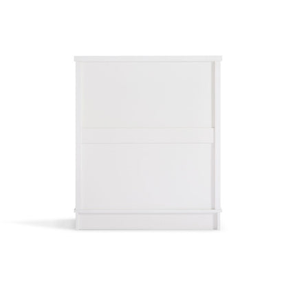 Margaux White Coastal Style Chest of Drawers Tallboy - Cosy Abode