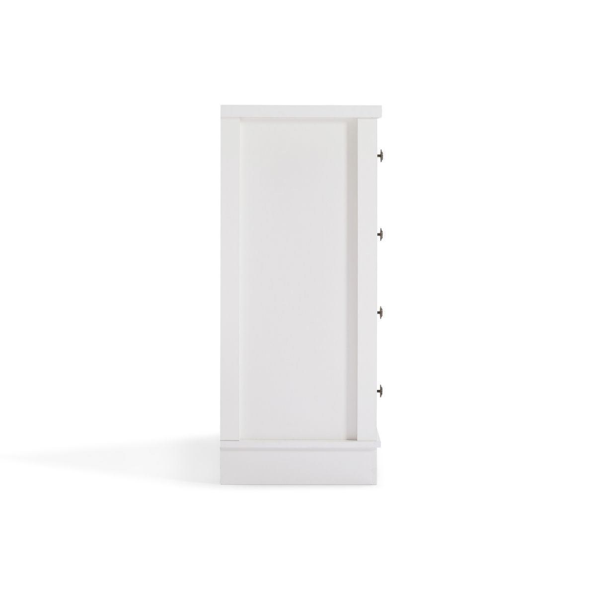 Margaux White Coastal Style Chest of Drawers Tallboy - Cosy Abode