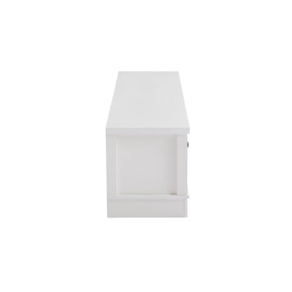 Margaux White Coastal Style 180cm Entertainment Unit - Cosy Abode
