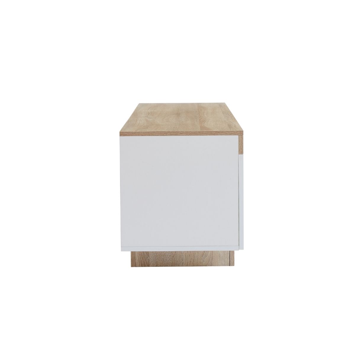 Ashley Coastal White Wooden TV Cabinet Entertainment UniT - Cosy Abode