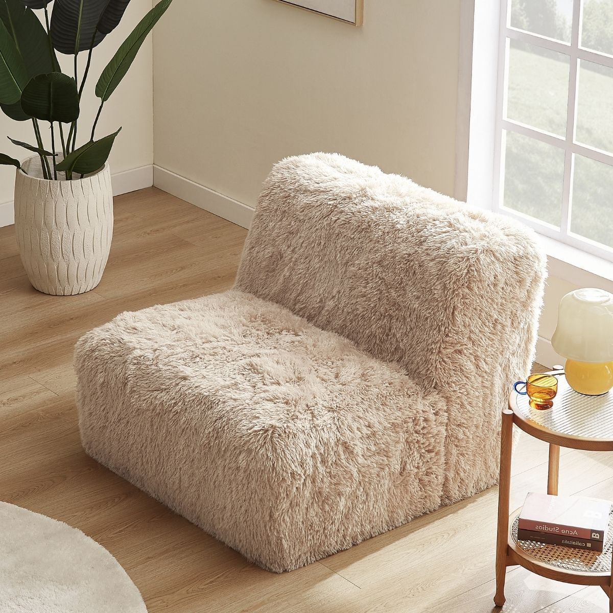 Charlie Modern Fabric Armchair - Cosy Abode