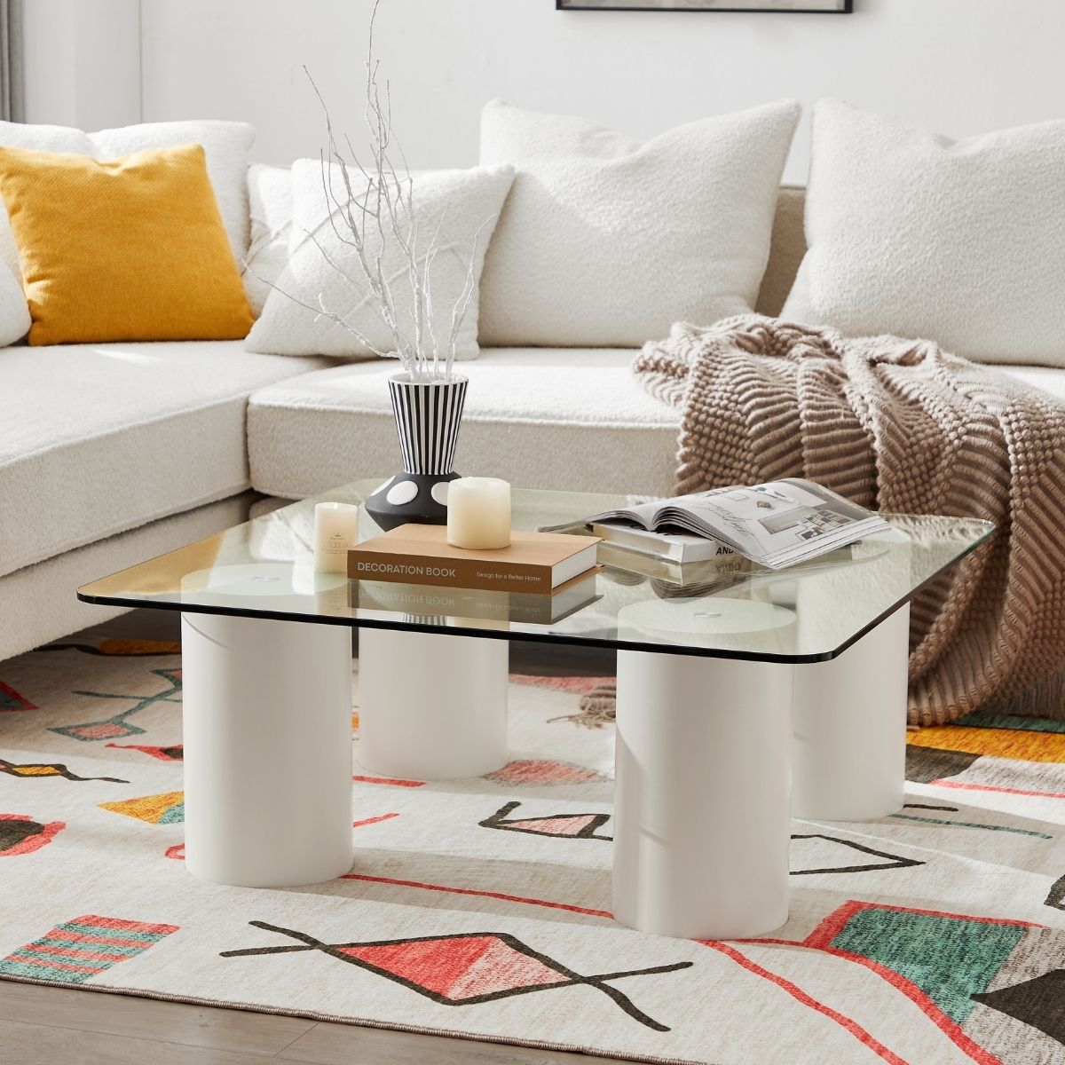 Gabby Glass Coffee Table - Cosy Abode