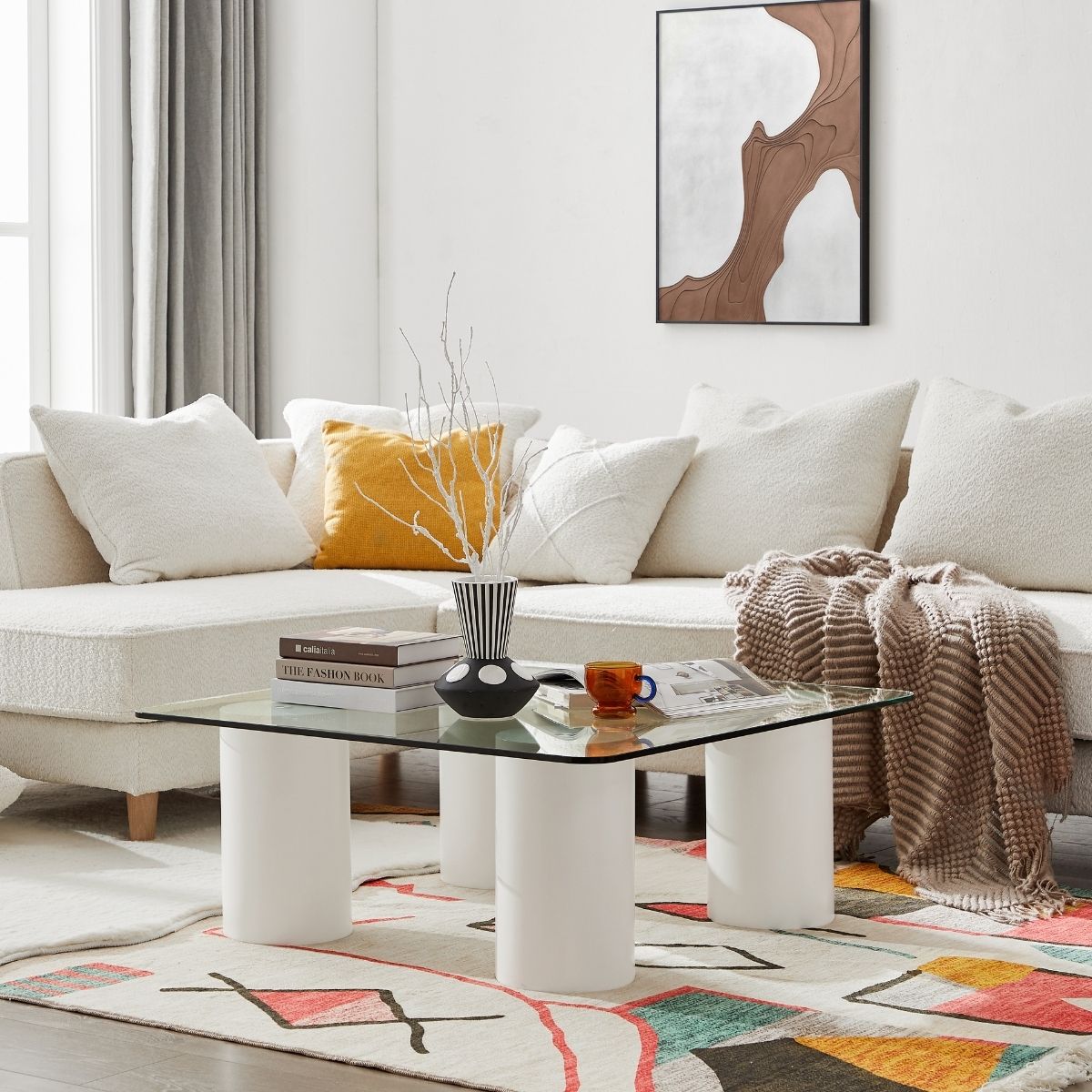 Gabby Glass Coffee Table - Cosy Abode