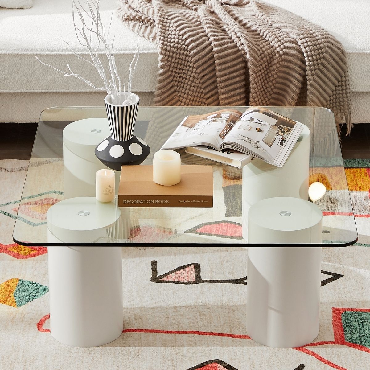Gabby Glass Coffee Table - Cosy Abode