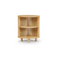 Henley Round Wooden Bedside Table - Cosy Abode