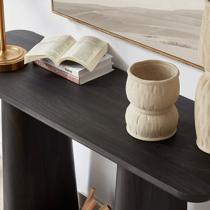 Hallie Black Console Table - Cosy Abode