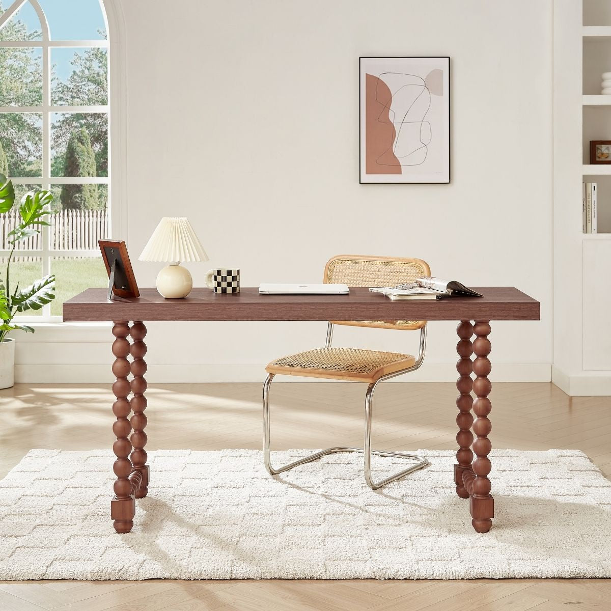 Julian Walnut Wooden Console Table - Cosy Abode