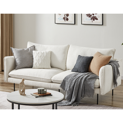 Jasmine Boucle 3 Seater Sofa - Cosy Abode