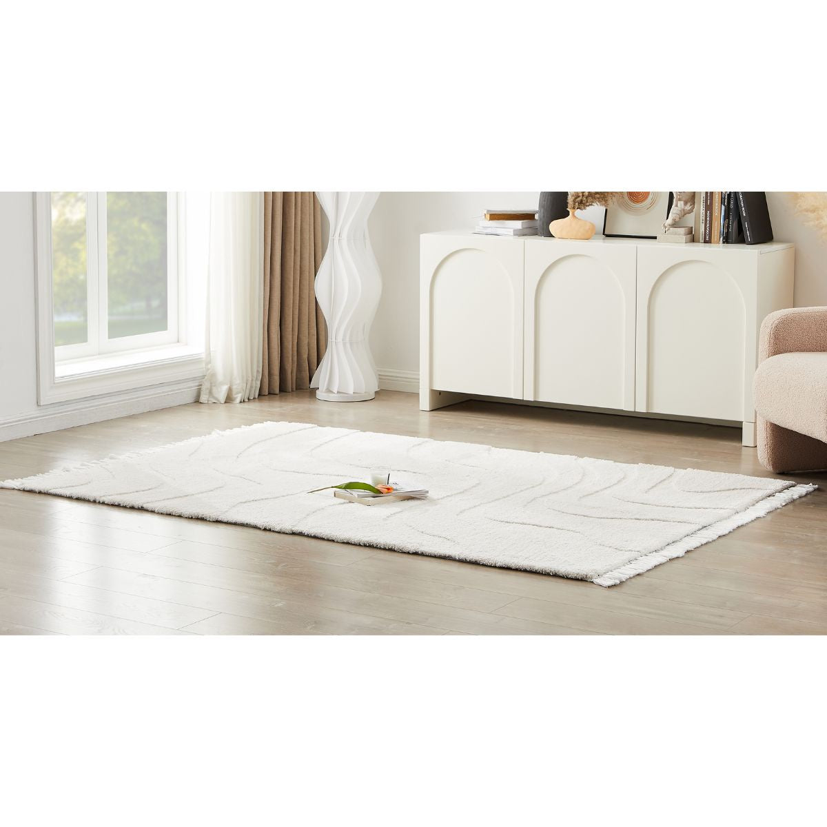 Kira Flat-weaved Rug - 240 cm - Cosy Abode