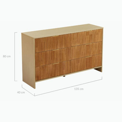 Misty 6 Chest of Drawers - Cosy Abode
