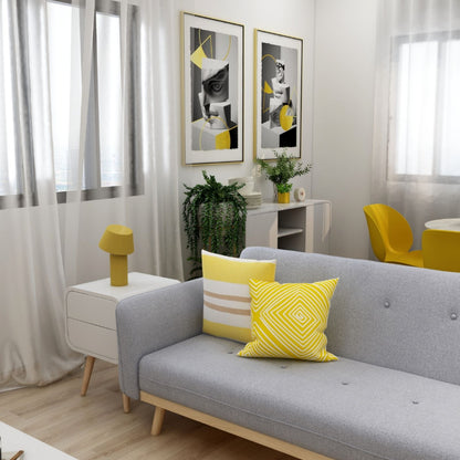 Nicholas 3-Seater Light Grey Foldable Sofa Bed - Cosy Abode