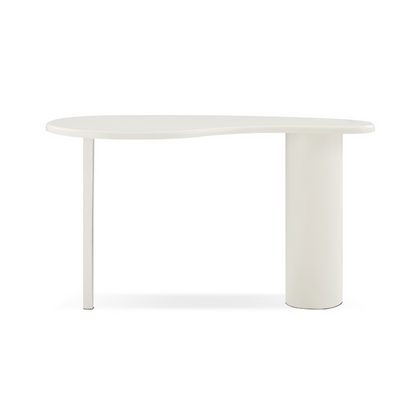 Cobble White Office Desk - Cosy Abode