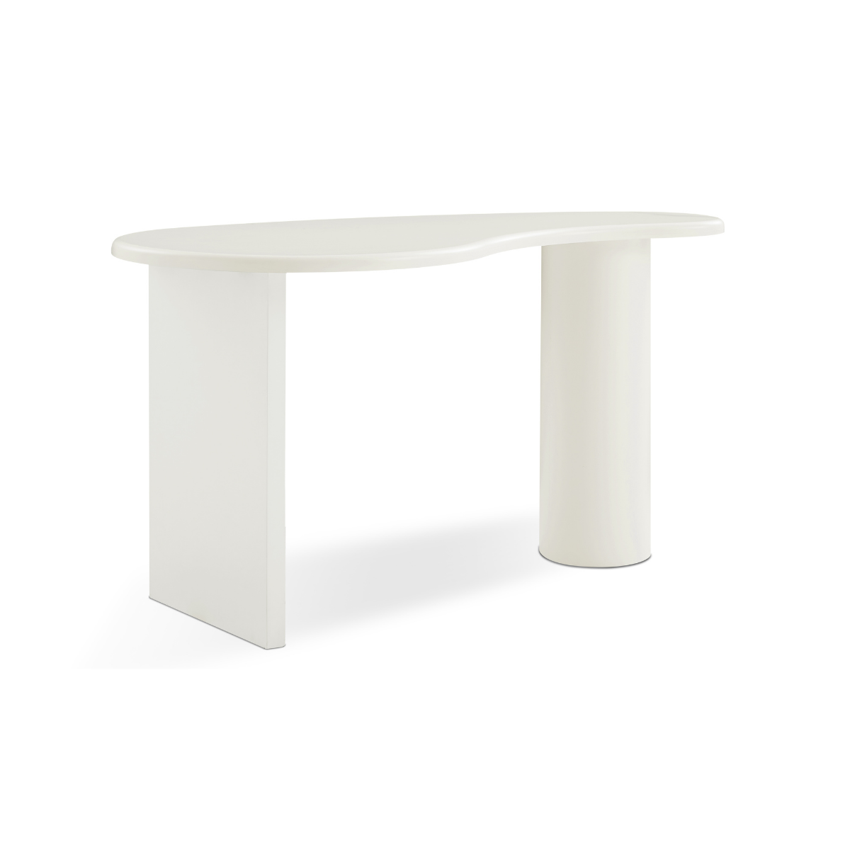 Cobble White Office Desk - Cosy Abode