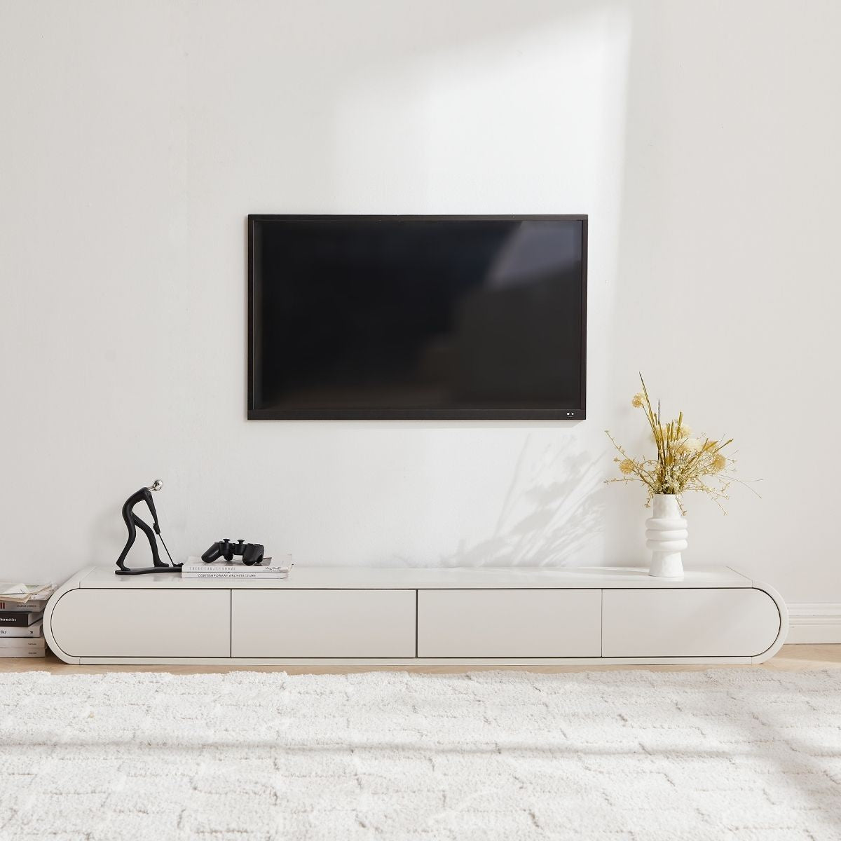 Cobble Wall Mount TV unit - Cosy Abode
