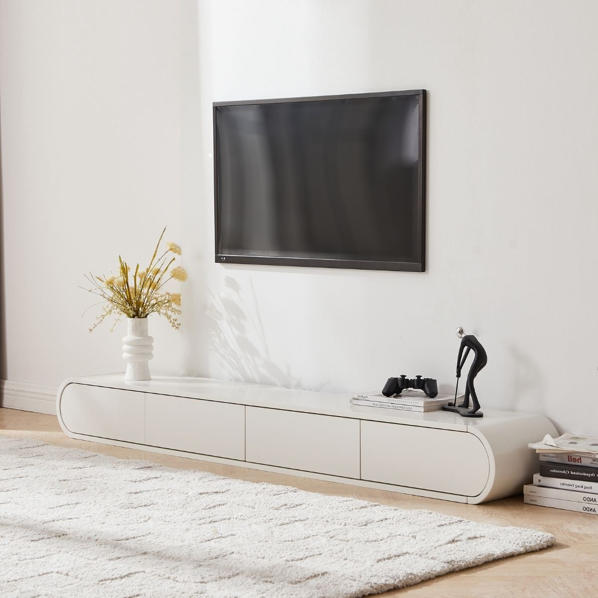 Cobble Wall Mount TV unit - Cosy Abode