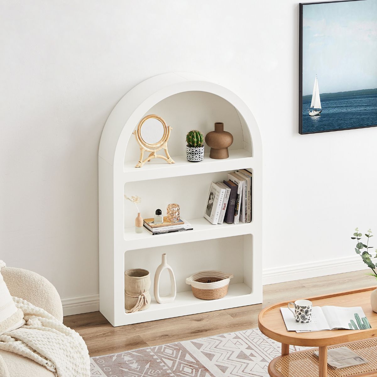 Sora Small Display Cabinet - Cosy Abode