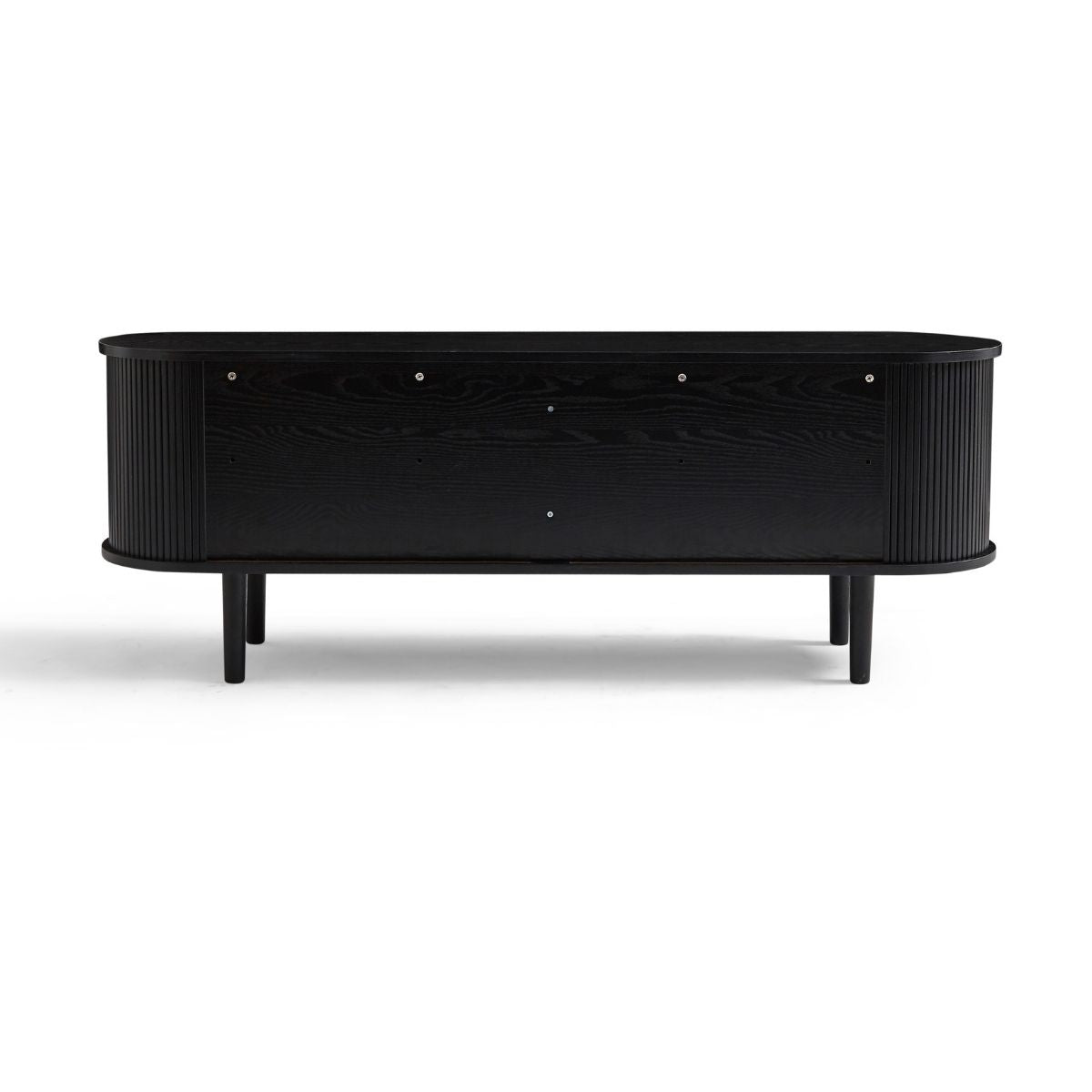 Tate Black Column TV Stand 160cm - Cosy Abode