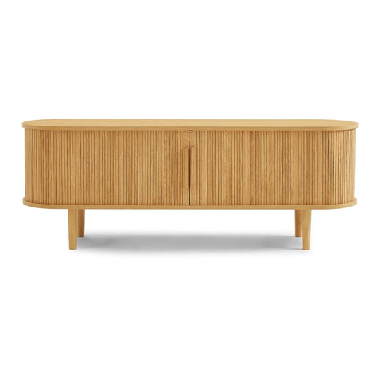 Tate Column TV Stand in Natural 160cm - Cosy Abode