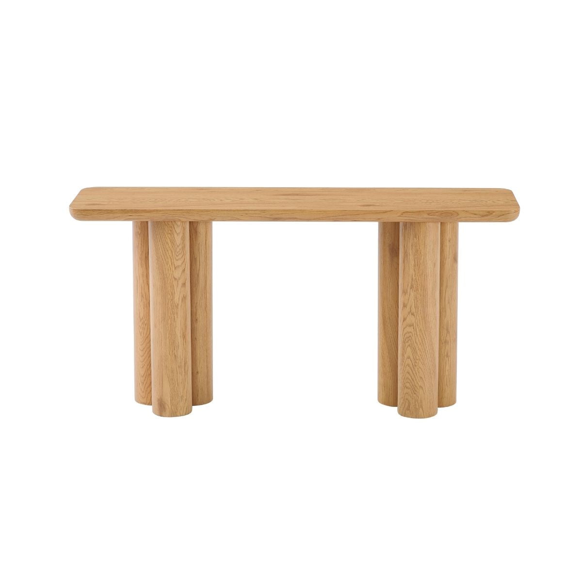 Tanner Natural Wooden Console Table - Cosy Abode