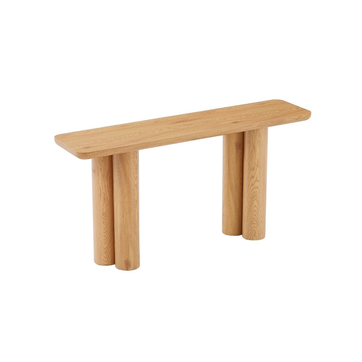 Tanner Natural Wooden Console Table - Cosy Abode