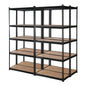 Giantz 4x1.8M Garage Shelving Warehouse Rack Pallet Racking Storage Shelve Black - Cosy Abode