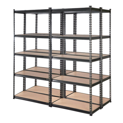 Giantz 4x1.8M Garage Shelving Warehouse Rack Pallet Racking Storage Charcoal - Cosy Abode
