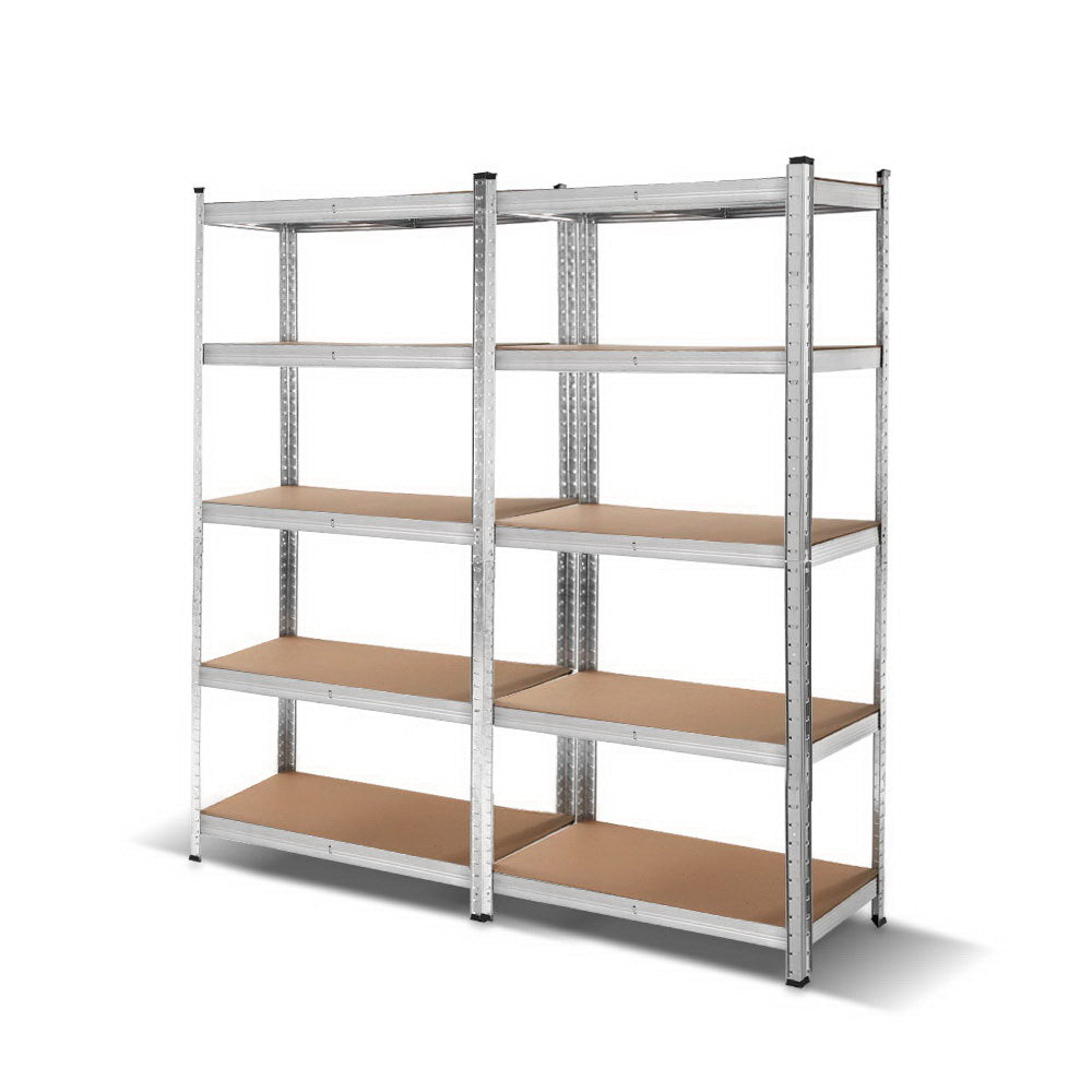 Giantz 2x1.8M Garage Shelving Warehouse Rack Pallet Racking Storage Shelf Silver - Cosy Abode