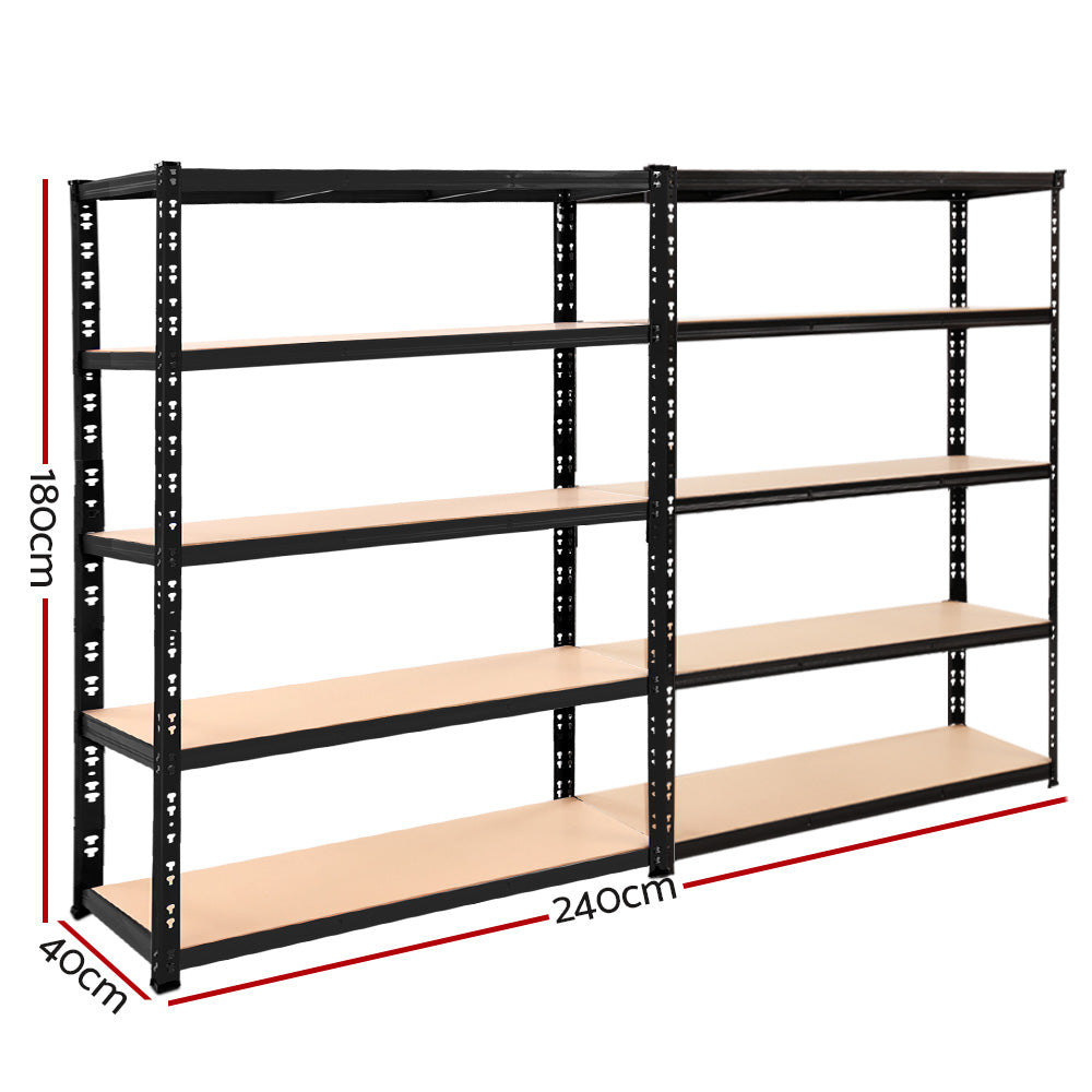 Giantz 2.4Mx1.8M Garage Shelving Warehouse Rack Pallet Racking Storage Shelve - Cosy Abode