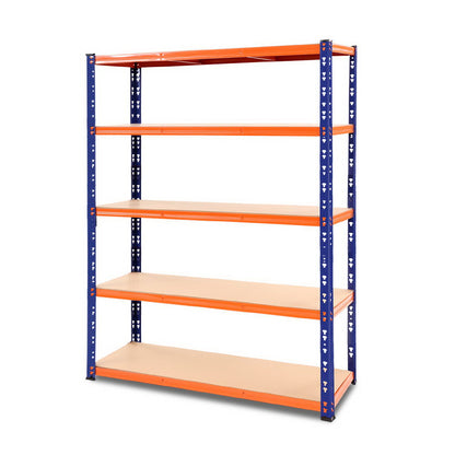 Giantz 1.8M Garage Shelving Warehouse Rack Pallet Racking Storage Shelve Blue - Cosy Abode