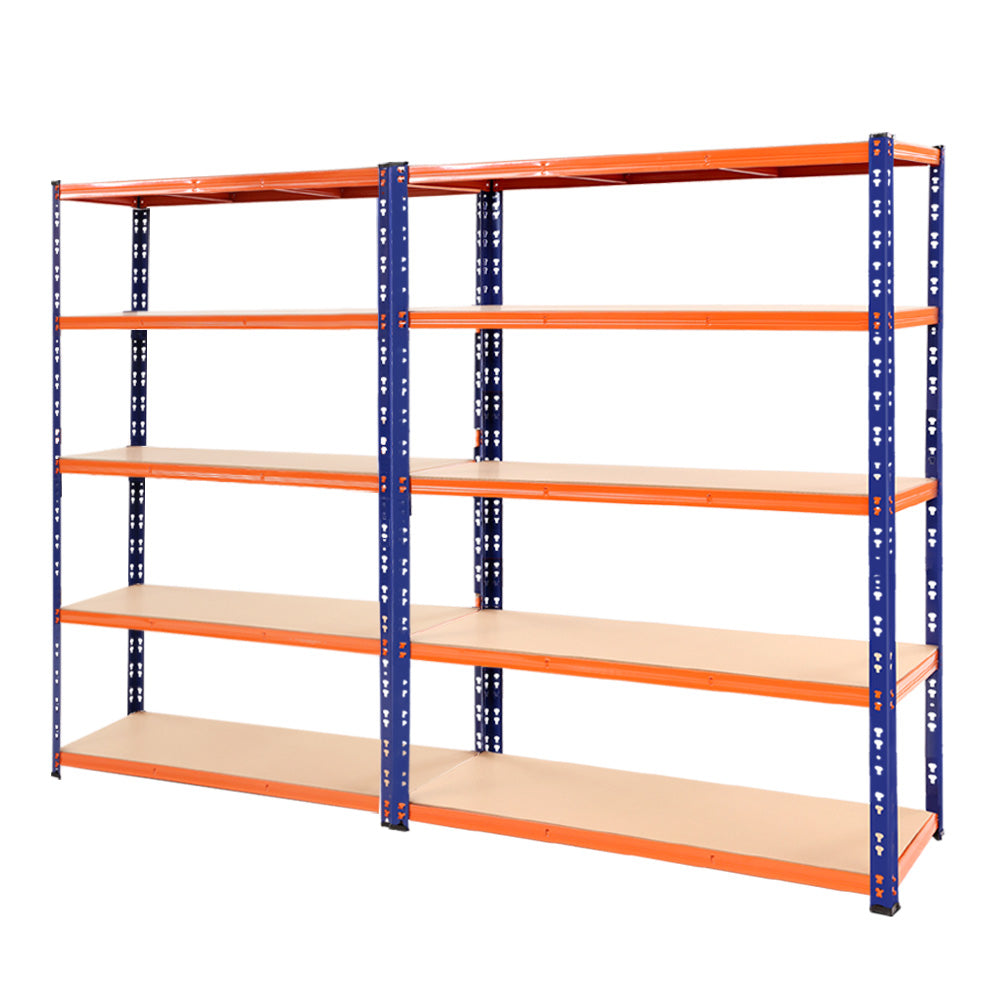 Giantz 2.4Mx1.8M Garage Shelving Warehouse Rack Pallet Racking Storage Blue - Cosy Abode