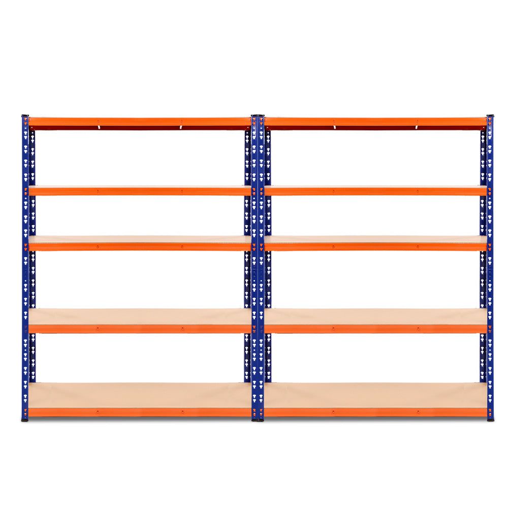 Giantz 2.4Mx1.8M Garage Shelving Warehouse Rack Pallet Racking Storage Blue - Cosy Abode
