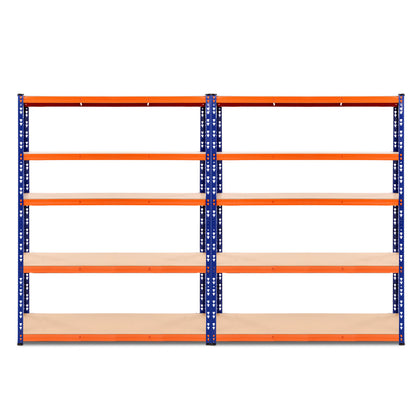 Giantz 2.4Mx1.8M Garage Shelving Warehouse Rack Pallet Racking Storage Blue - Cosy Abode
