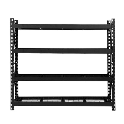 Giantz 4Mx2M Garage Shelving Warehouse Rack Pallet Racking Storage Shelve Black - Cosy Abode
