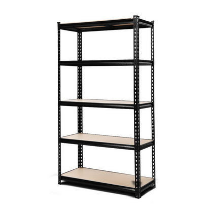 Giantz 1.5M Garage Shelving Warehouse Rack Pallet Racking Storage Shelve Black - Cosy Abode