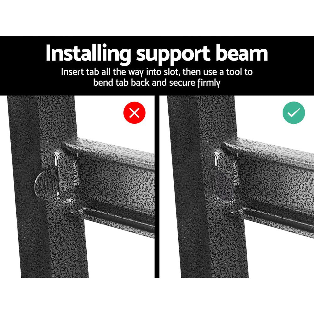 Giantz 3x1.5M Garage Shelving Warehouse Rack Pallet Racking Storage Charcoal - Cosy Abode