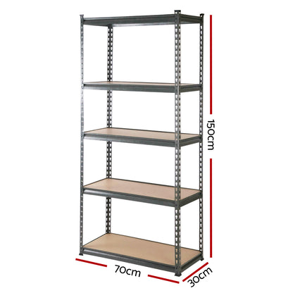 Giantz 6X1.5M Garage Shelving Warehouse Rack Pallet Racking Storage Shelves - Cosy Abode